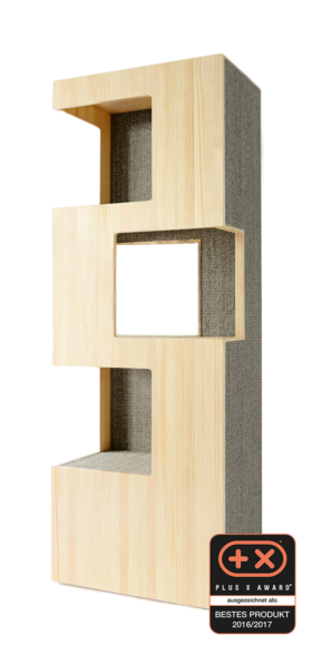 Design Kratzbaum Katzenturm in Pinie
